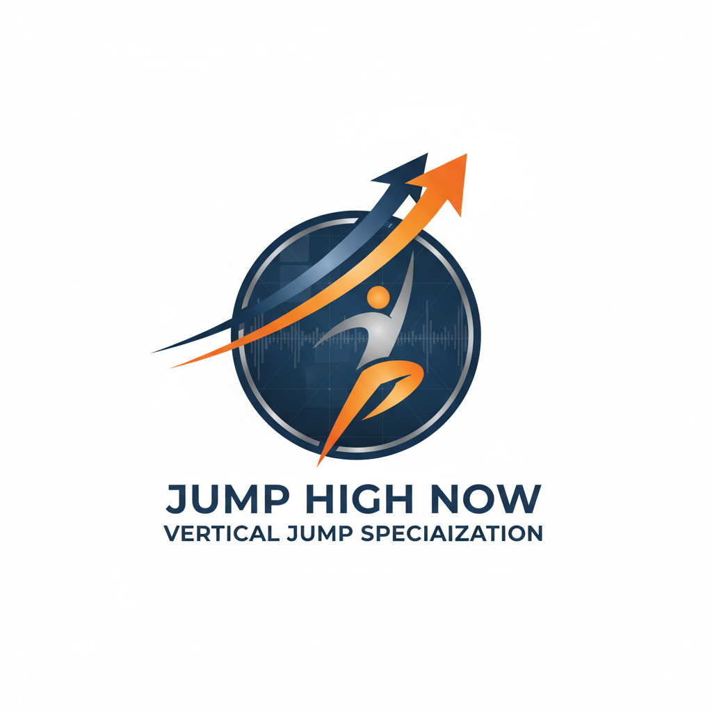 Athlete jumping high